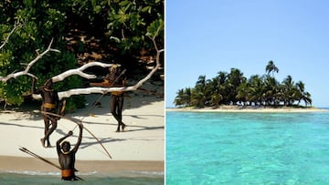 Turista es arrestado por dejar una Coca-Cola y un coco a una tribu situada en isla paradisiaca