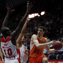 El Valencia se clasifica para la segunda fase de la Eurocopa