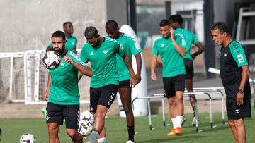 Entrenamiento del Betis.