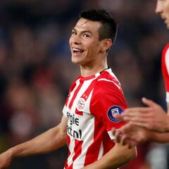 Chucky Lozano y Erick Gutiérrez comandan goleada del PSV