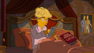 Los Simpson se burlan de Trump y critican sus 100 días como presidente