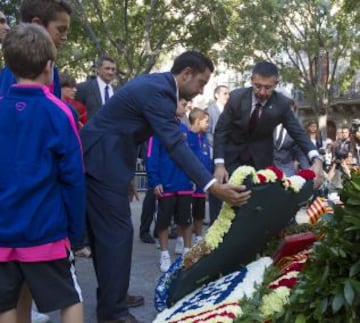 El Barça participa en la Diada