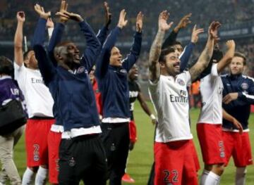 El PSG se proclamó campeón de la Ligue 1 tras gana 1-2 al Montpellier.