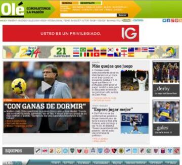 Portadas de la prensa extranjera