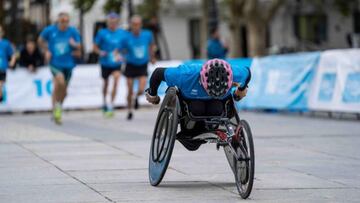 Prueba inclusiva de atletismo.