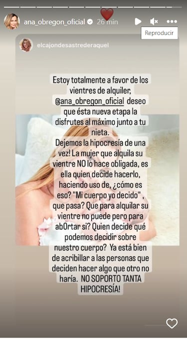Ana Obregón: se defiende de las críticas atacando a Rocío Carrasco