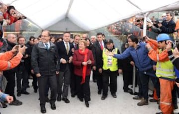 Michelle Bachelet inauguró el estadio Ester Roa de Concepción. Recibirá el duelo con Brasil y Paraguay, además de una semifinal y la definición del tercer lugar.