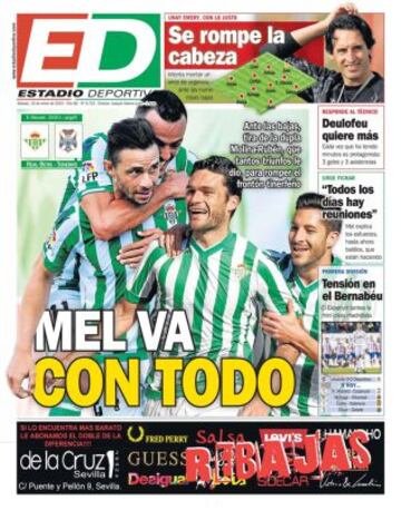 Portadas de la prensa deportiva