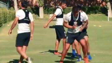 Así fue la primera práctica de Javier Parraguez en Colo Colo