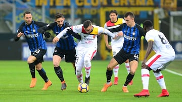 El Inter sufre durante una hora, pero logra ganar al Benevento