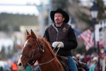 Este fin de semana se ha desarrollado en la calles de Leadville, Colorado; la 68 edición de la carrera anual de Skijoring 