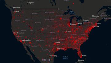 A pesar de la baja en los contagios en California y Florida, se siguen reportando m&aacute;s de 50 mil infectados por d&iacute;a. La cuenta ya super&oacute; los 5 millones.