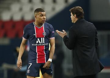 Kylian Mbappé y Mauricio Pochettino.