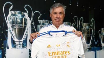 Ancelotti, entrenador del Real Madrid.