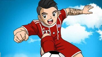 James Rodríguez, jugador del Bayern Múnich.