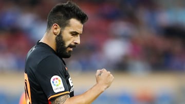 El delantero espa&ntilde;ol del Valencia, &Aacute;lvaro Negredo.