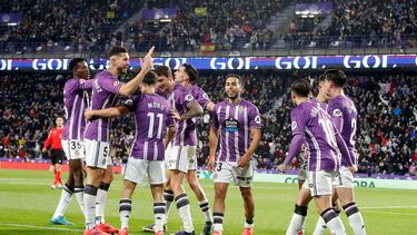 VALLADOLID. 13/12/24. Partido de la Liga EA Sports entre el Real Valladolid y el Valencia. PHOTOGENIC.
