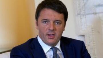 El primer ministro italiano, Matteo Renzi.