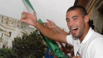 <b>ALEGRÍA. </b>El Xerez sigue de fiesta tras lograr el ascenso a Primera.