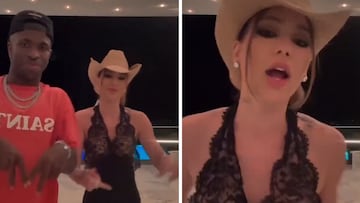 El vídeo de Vinicius con una influencer de más de 50M de seguidores que arrasa y desata rumores