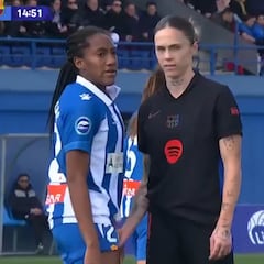 El Espanyol denuncia el feo gesto de Mapi León a Daniela Caracas