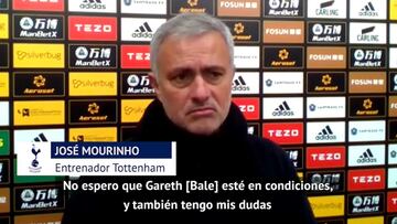 El gesto viral de Mourinho ante la nueva lesión de Gareth Bale