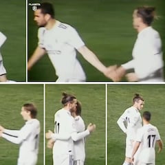 Así fue el saludo de Bale con el equipo tras el feo a Lucas