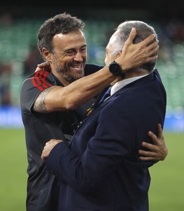 Luis Enrique y Rafael Gordillo.