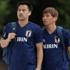Japón y Nishino, pendientes de Shinji Okazaki y Gen Shoji