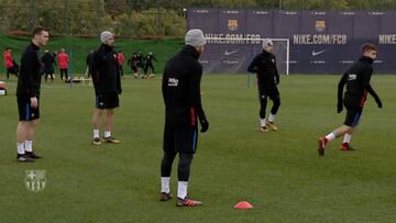 El Barça volvió a los entrenamientos sin apenas descanso
