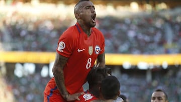 Vidal no estar&aacute; ante Colombia.