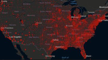 Estados Unidos registró un nuevo récord de contagios desde el inicio de la pandemia con más de 37,000 nuevos infectados de COVID-19.
