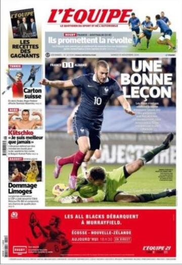 Portadas de la prensa deportiva