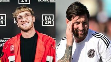 Logan Paul reta a Messi ¡a un combate de boxeo!