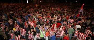 La celebración en la plaza de Neptuno