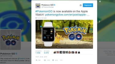 El Apple Watch se convierte en el nuevo Pokémon GO Plus