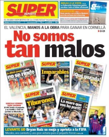 Portadas de la prensa deportiva