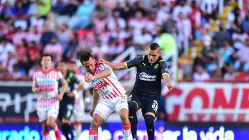 during the game Necaxa vs Guadalajara, corresponding to day 17 of the Torneo Clausura Grita Mexico C22 of Liga BBVA MX, at Victoria Stadium, on April 29, 2022.
<br><br>
durante el partido Necaxa vs Guadalajara, correspondiente a la jornada 17 del Torneo Clausura Grita Mexico C22 de la Liga BBVA MX, en el Estadio Victoria, el 29 de Abril de 2022.