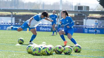 Entrenamiento del Alavés femenino.