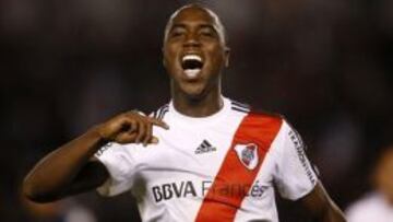 En la edici&oacute;n 2015 de la Copa Libertadores, el defensa colombiano ha disputado 277 minutos y ha marcado un gol.