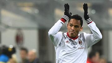 Carlos Bacca es el goleador del Milan en esta campa&ntilde;a.