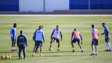 Entrenamiento del Leganés.