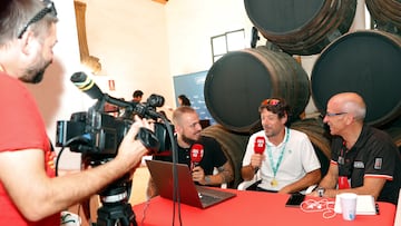 Óscar Freire, Miguel Ángel Igleasias, Hugo Palomar y J. M. Buera.