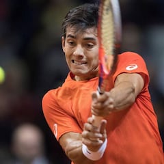 Garín - Novak (4-6, 4-6): resumen y resultado de la Copa Davis