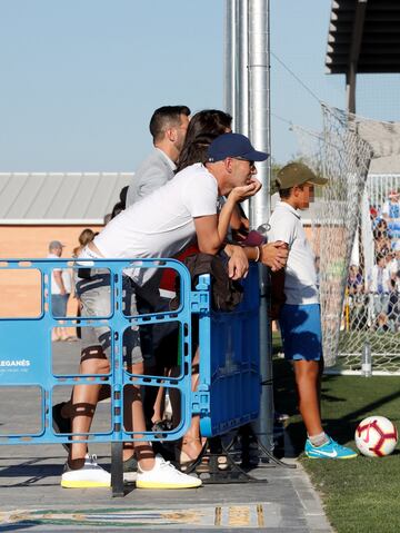 Zidane estuvo viendo a su hijo Enzo con el Rayo Majadahonda