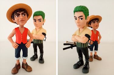 Luffy y Zoro de ‘One Piece’ más cabezones y simpáticos que nunca en estas figuras Minix
