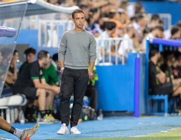 Borja Jiménez, ante el Racing de Santander. 