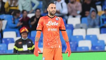 David Ospina, presente en goleada de Napoli ante Lazio