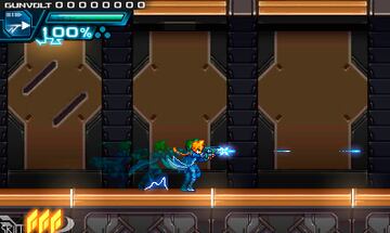 Captura de pantalla - Azure Striker Gunvolt (3DS)