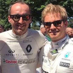 Rosberg ayudará a Kubica a encontrar un asiento en la F1